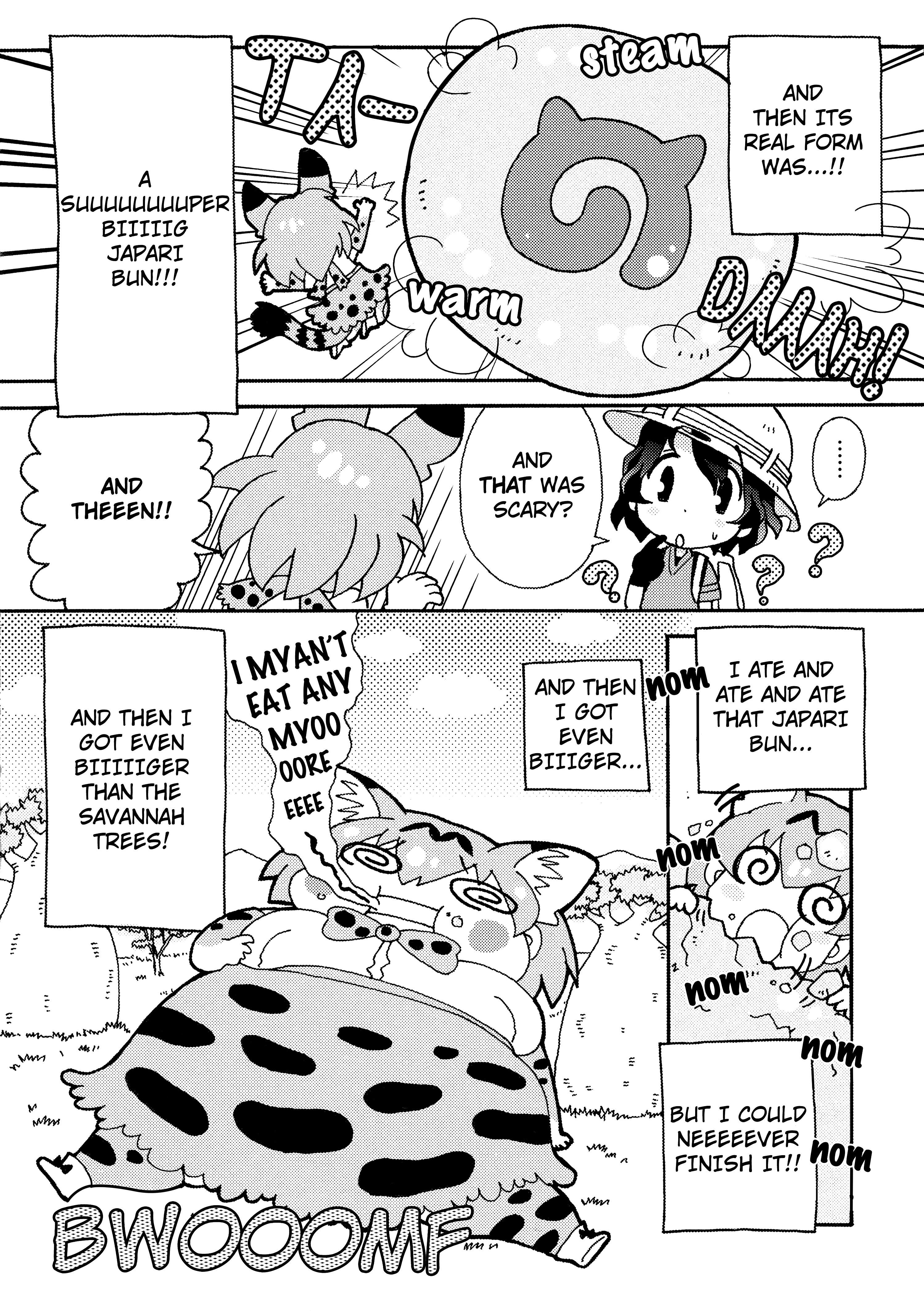 Kemono Friends Comic A La Carte Japari Park Anthology - Vol.1 Chapter 08 : "Japari Buns Are Scaaary!"