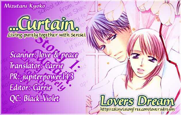 ...Curtain - Vol.1 Chapter 1 : ...Curtain.  Living Purely Together With Sensei