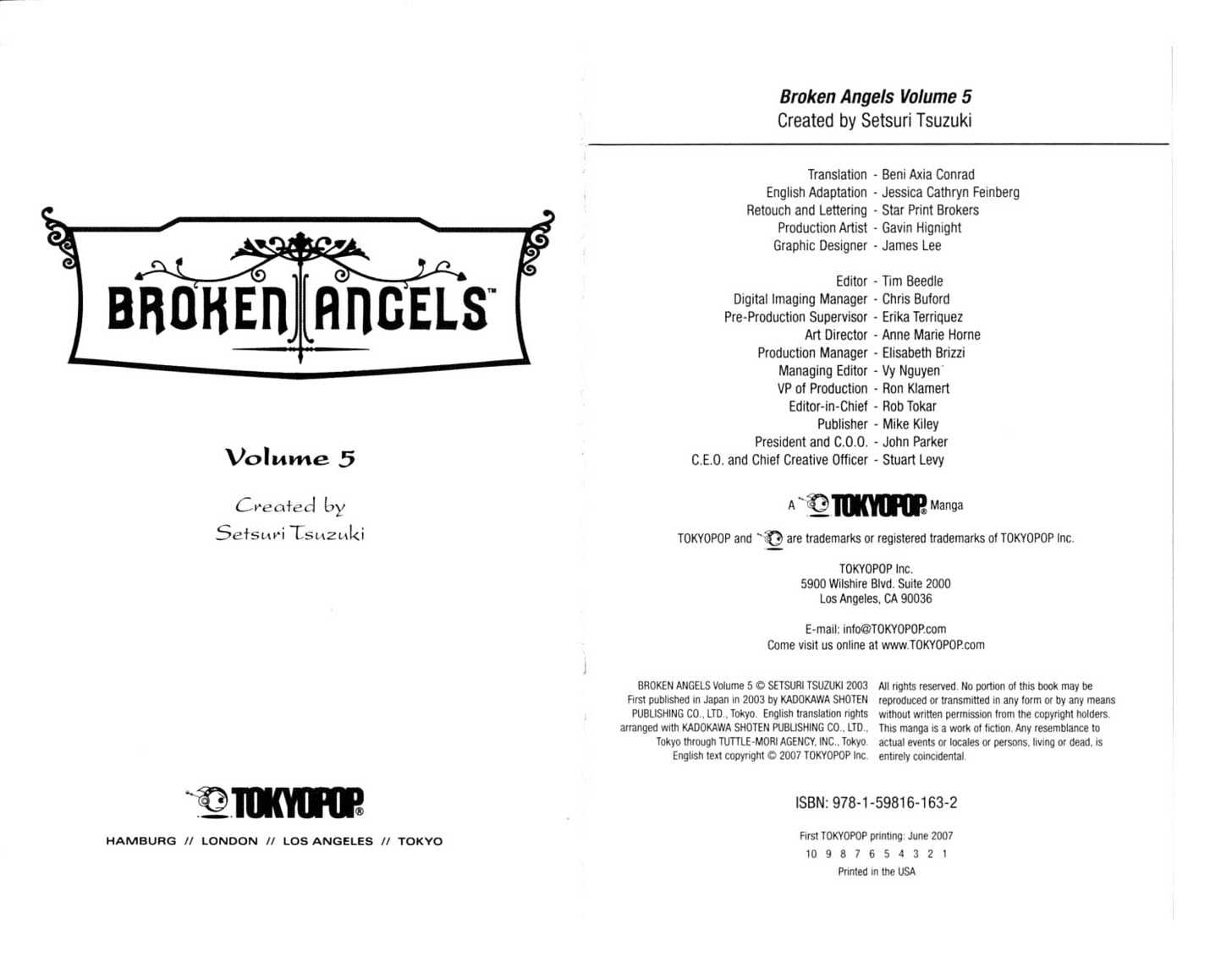 Broken Angels - Vol.05 Chapter 0