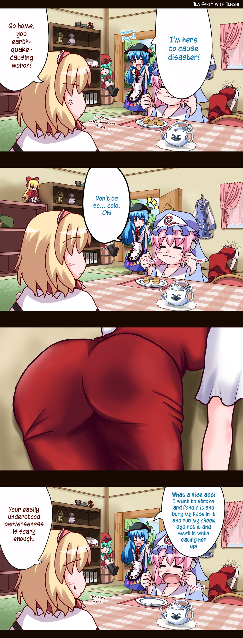 Touhou - Alice No Ochakai (Doujinshi) - Chapter 54: Tea Party With Tenshi