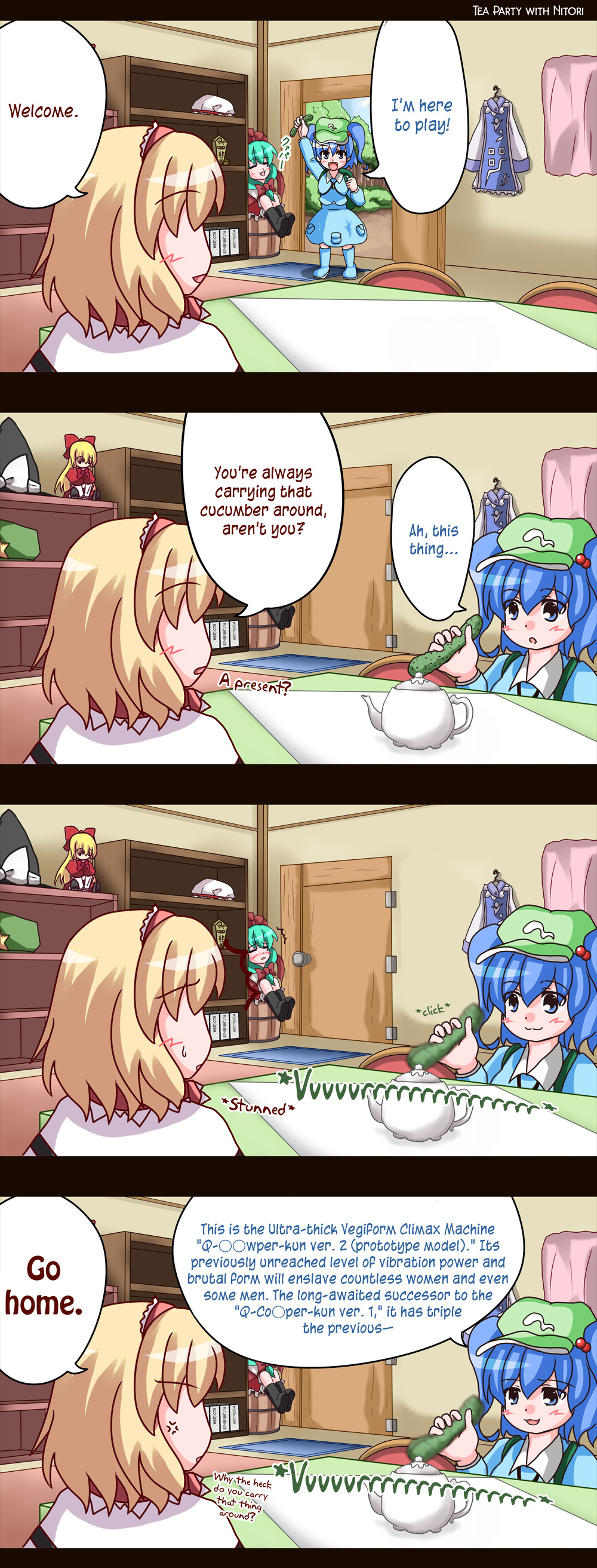 Touhou - Alice No Ochakai (Doujinshi) - Chapter 36: Tea Party With Nitori