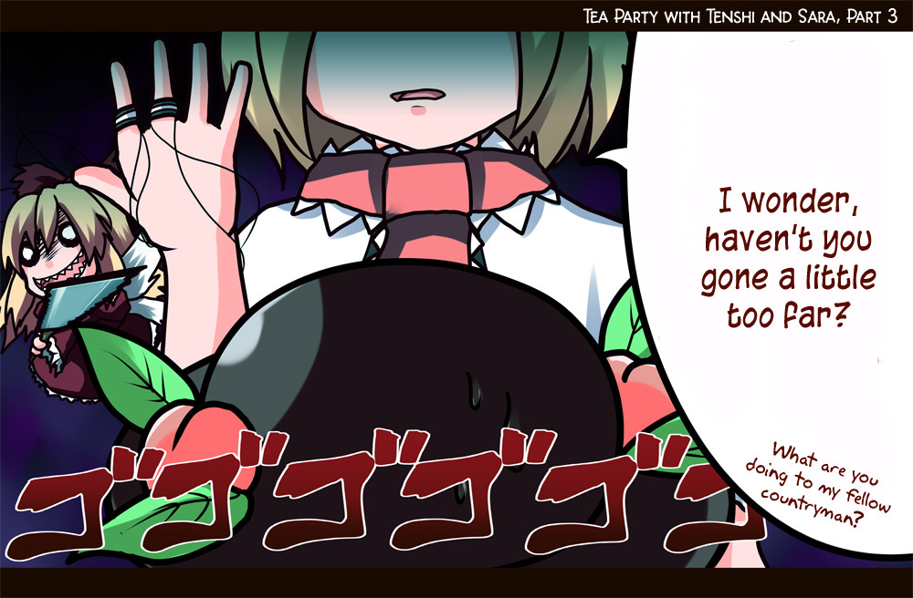 Touhou - Alice No Ochakai (Doujinshi) - Chapter 56: Tea Party With Tenshi And Sara