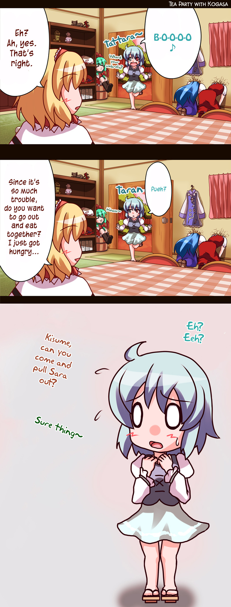 Touhou - Alice No Ochakai (Doujinshi) - Chapter 57: Tea Party With Kogasa