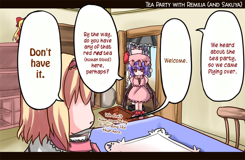 Touhou - Alice No Ochakai (Doujinshi) - Chapter 3: Tea Party With Remilia (And Sakuya)