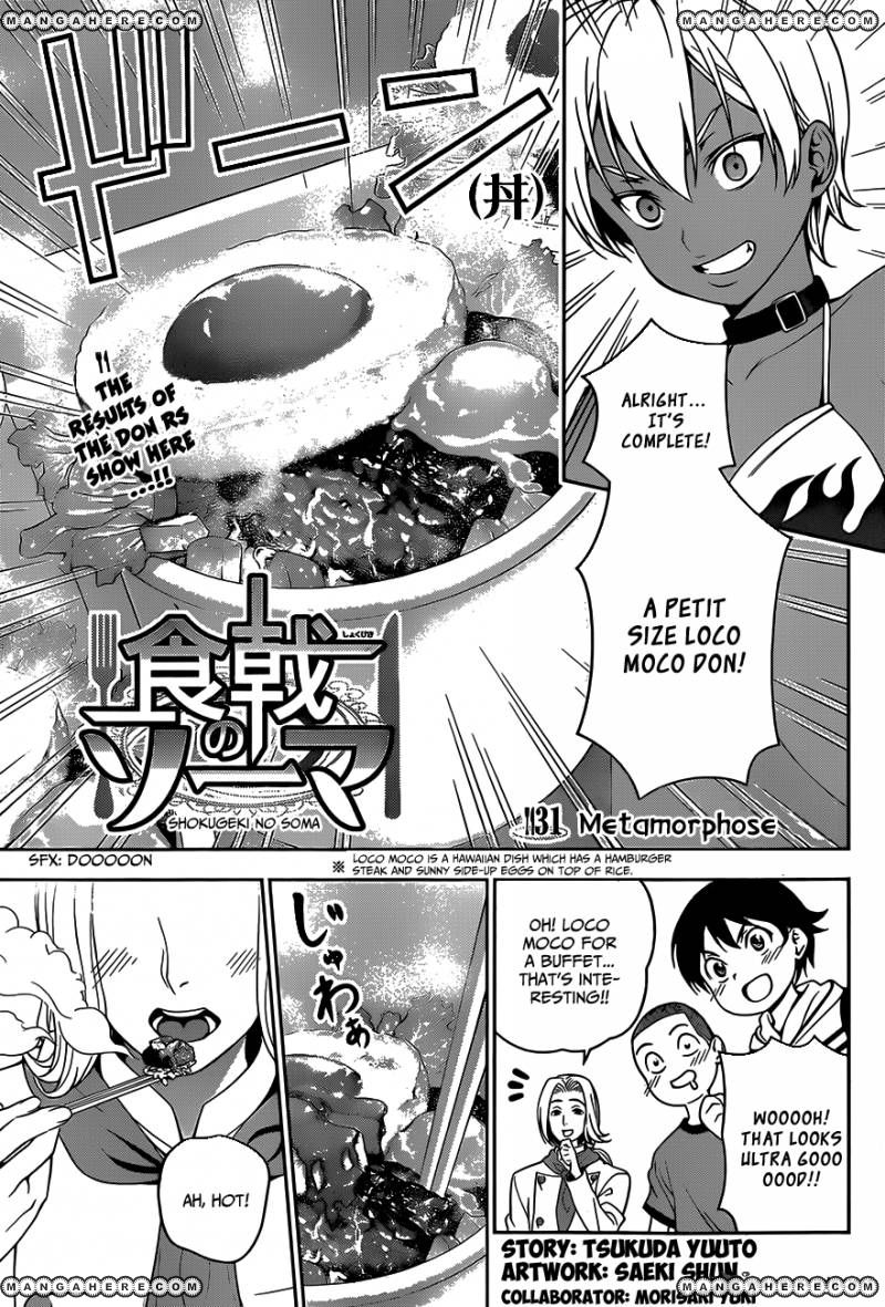 Shokugeki No Soma - Chapter 31 : Metamorphose