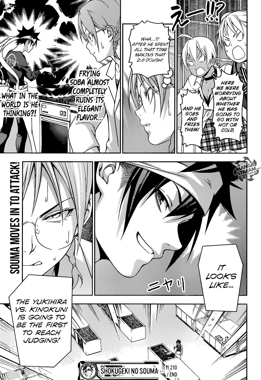 Shokugeki No Soma - Chapter 210