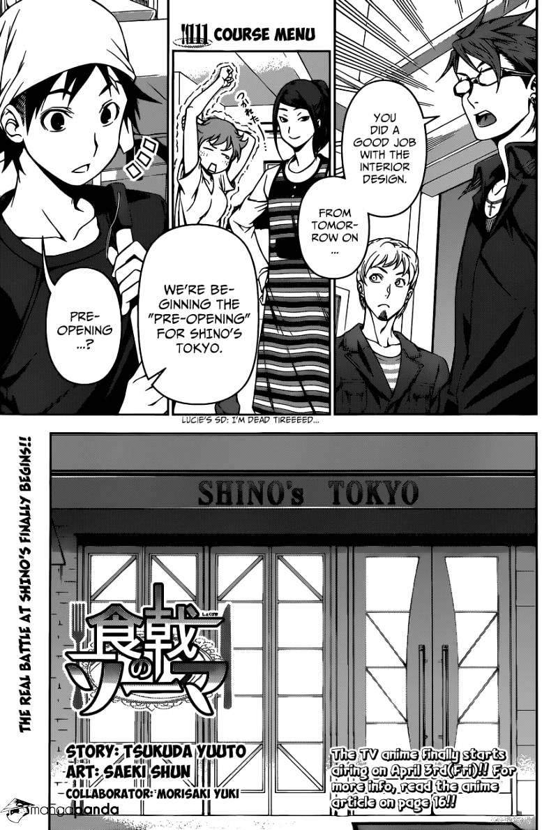 Shokugeki No Soma - Chapter 111