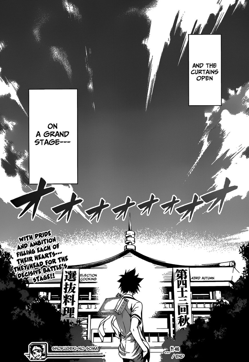 Shokugeki No Soma - Chapter 46 : The Dragon Lies Down And Then Ascends To The Sky