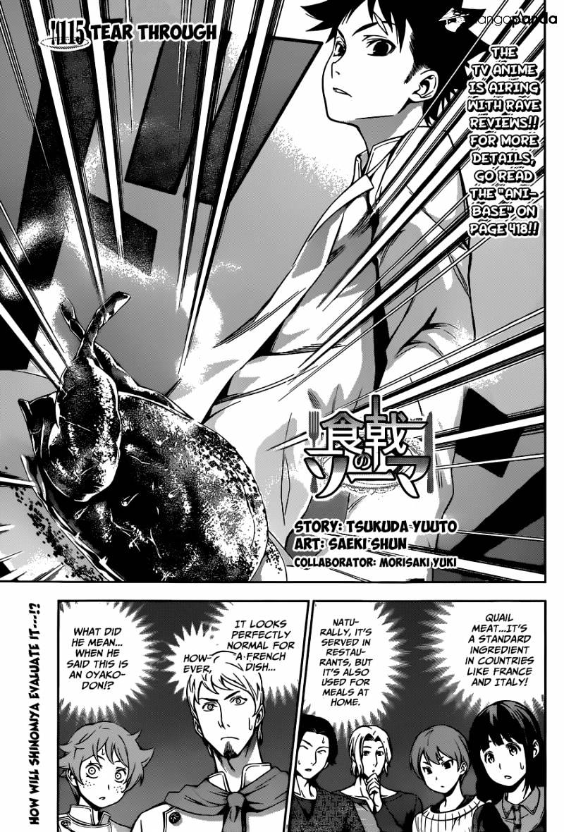 Shokugeki No Soma - Chapter 115