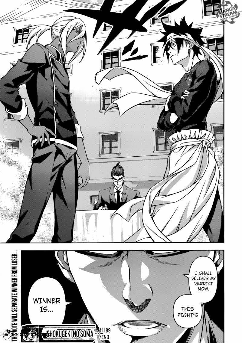 Shokugeki No Soma - Chapter 189