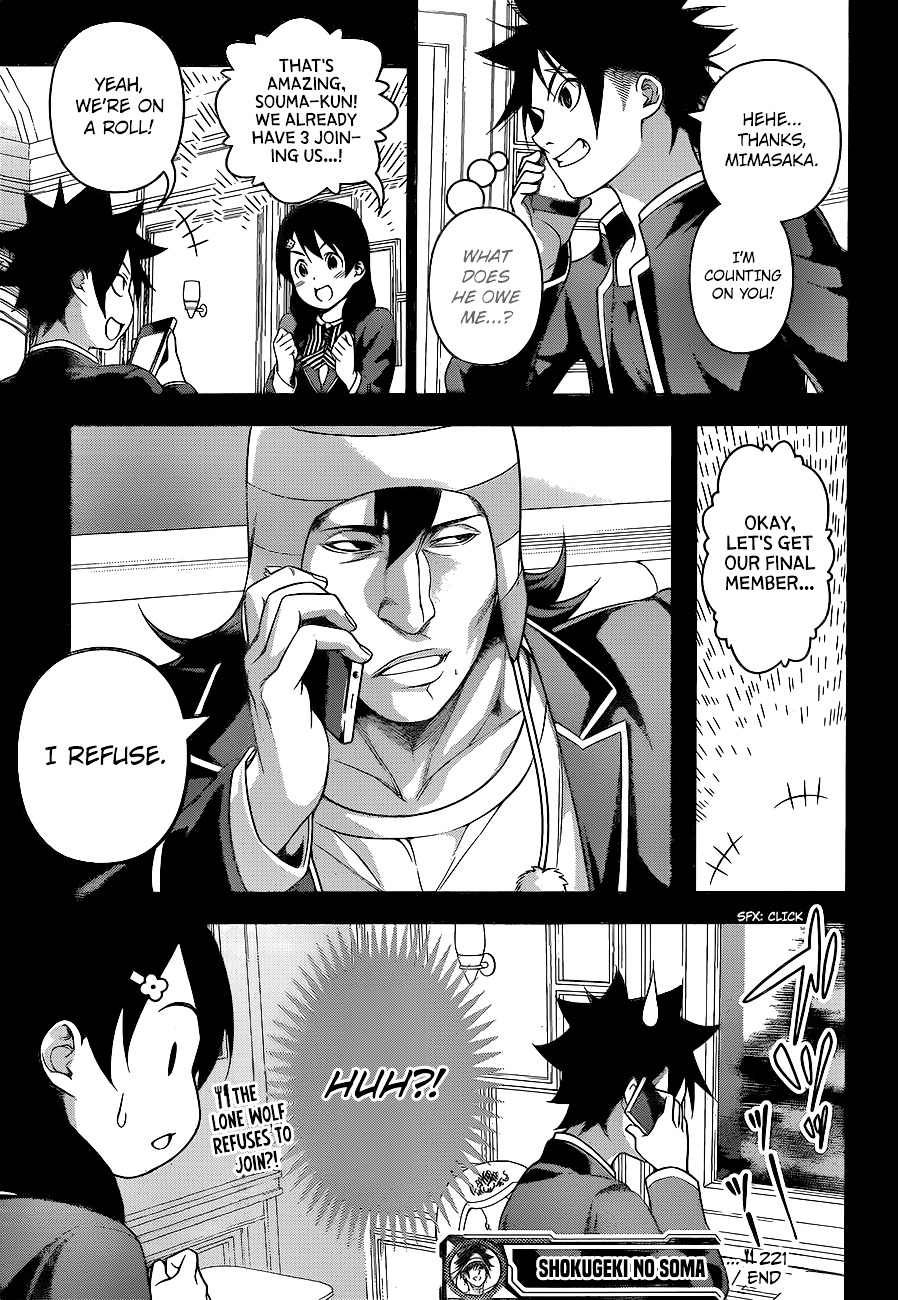 Shokugeki No Soma - Chapter 221 : The Battle Of Spicy Tastes