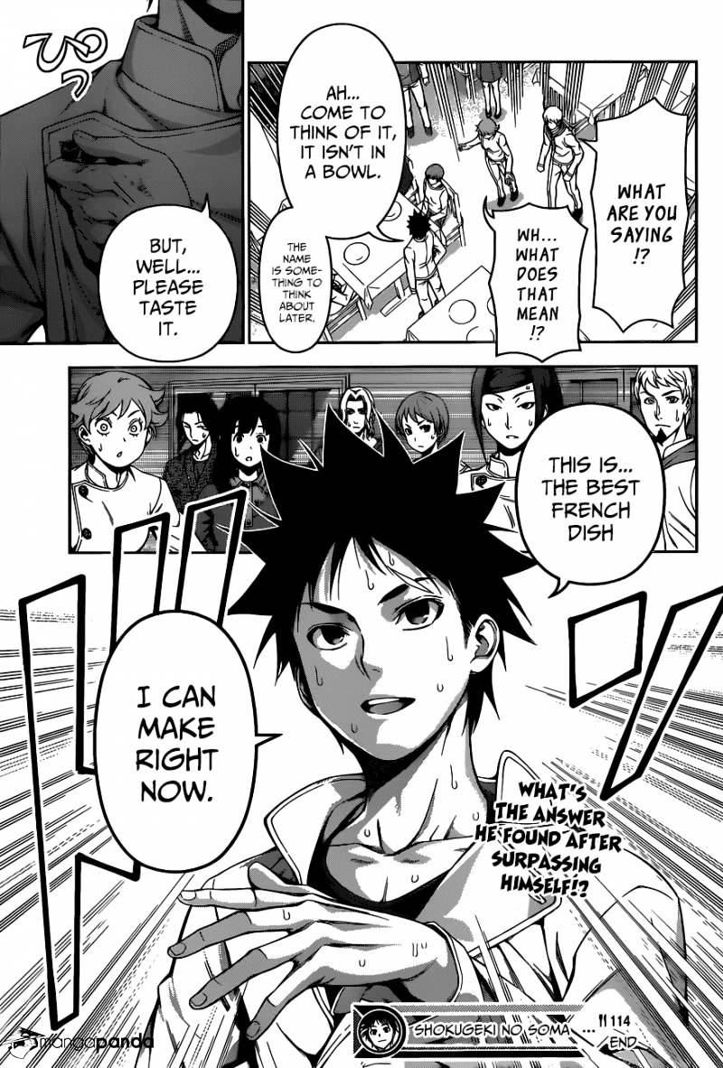 Shokugeki No Soma - Chapter 114