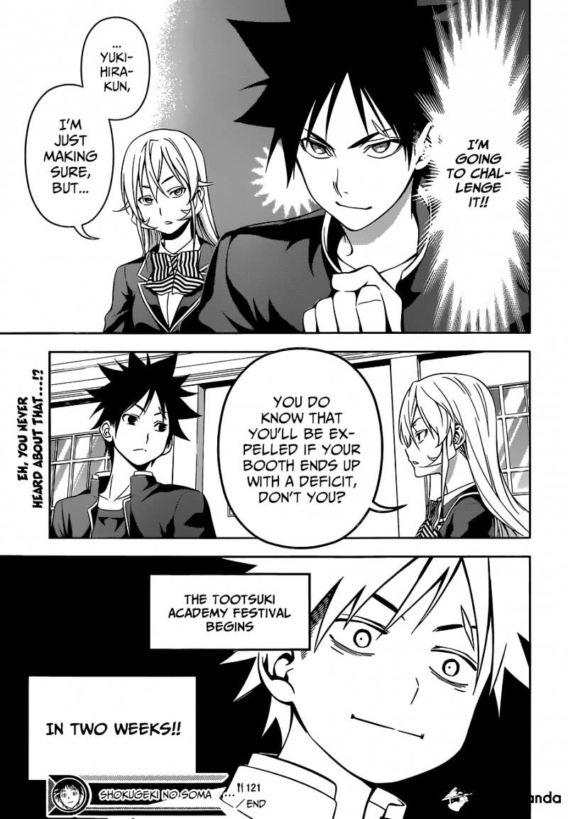 Shokugeki No Soma - Chapter 121