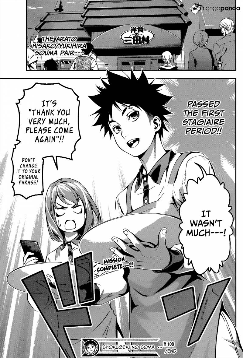 Shokugeki No Soma - Chapter 108