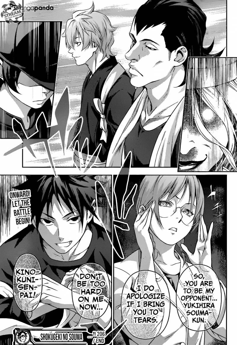 Shokugeki No Soma - Chapter 206