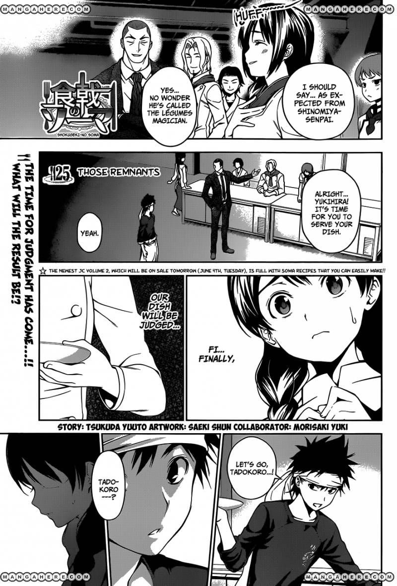 Shokugeki No Soma - Chapter 25 : Those Remnants