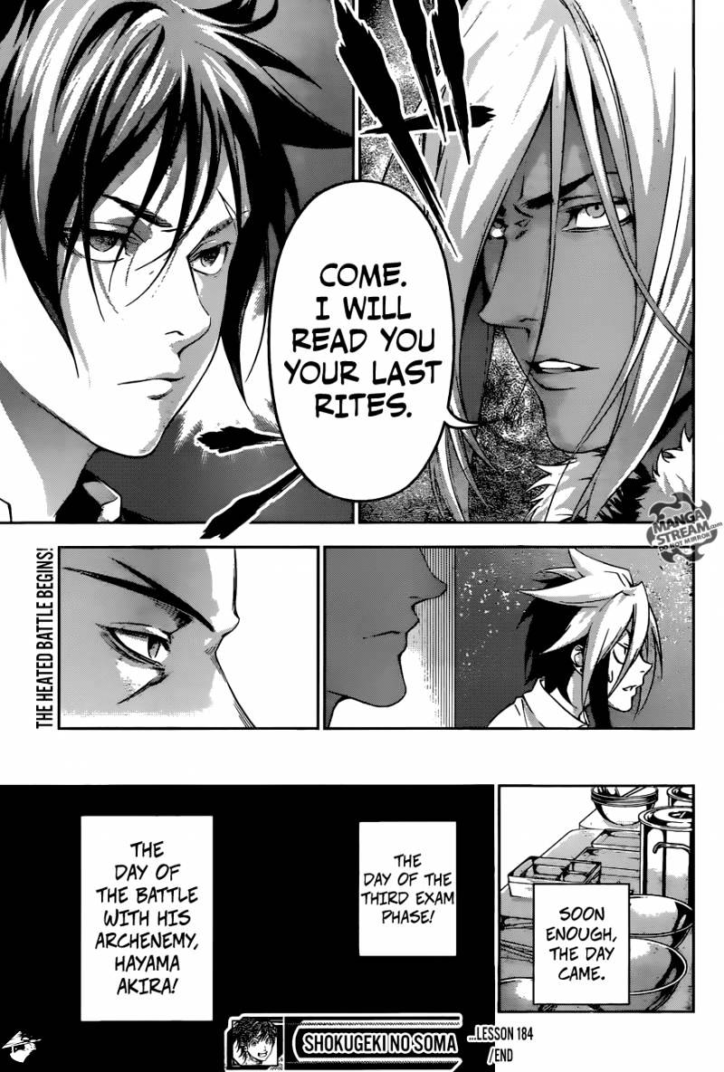 Shokugeki No Soma - Chapter 184