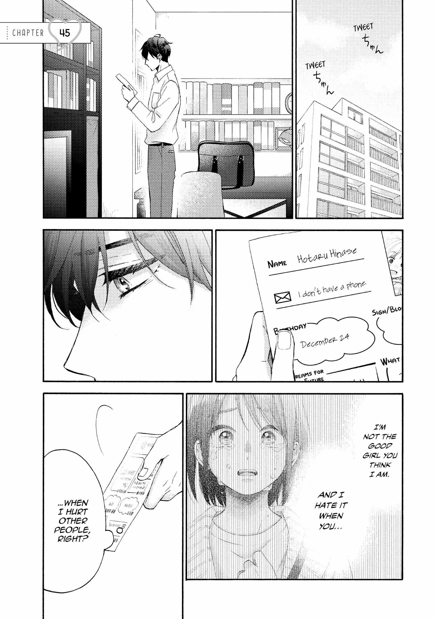 Hananoi-Kun To Koi No Yamai - Chapter 45