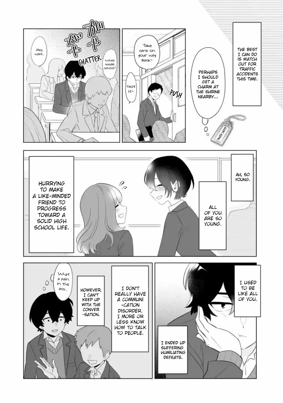 Please Leave Me Alone (For Some Reason, She Wants To Change A Lone Wolf's Helpless High School Life.) - Chapter 1: A Loner Can't Make Friends Even After Going Back, Right?