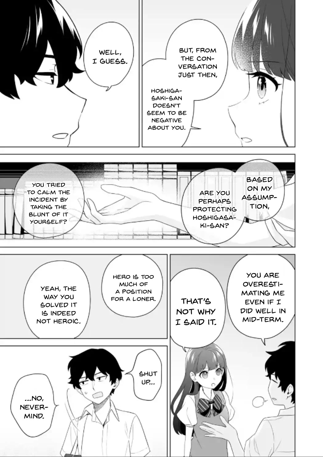 Please Leave Me Alone (For Some Reason, She Wants To Change A Lone Wolf's Helpless High School Life.) - Chapter 10: Mashiro Shiramine Spoke To Me Again