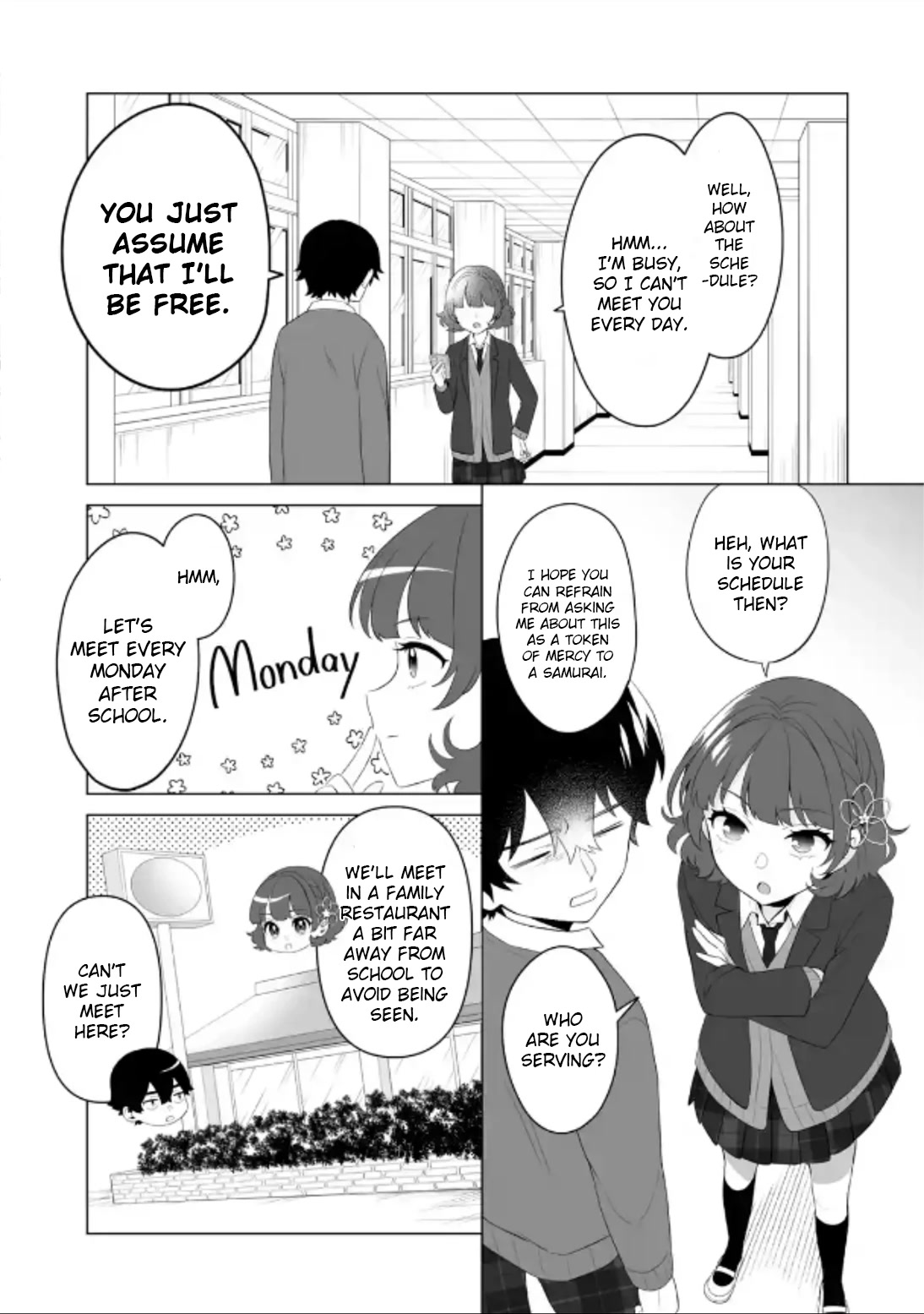 Please Leave Me Alone (For Some Reason, She Wants To Change A Lone Wolf's Helpless High School Life.) - Chapter 3: I Don't Want To Start My High School Life All Over Again In The First Place, Alright?