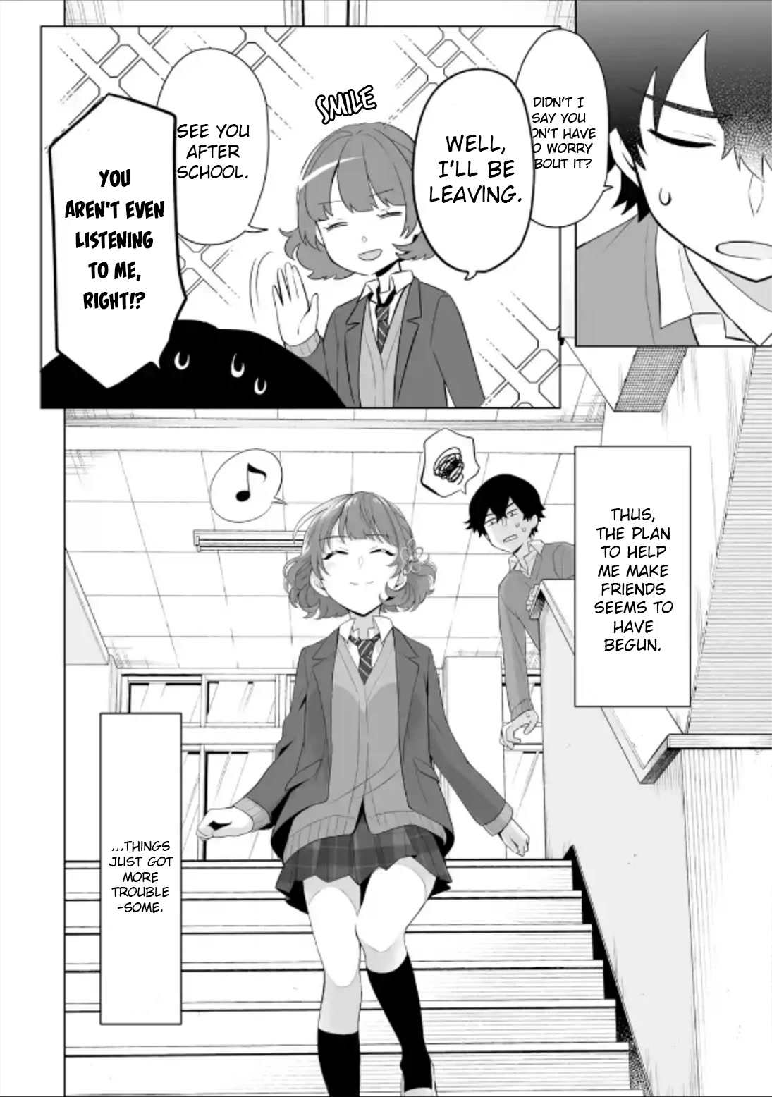 Please Leave Me Alone (For Some Reason, She Wants To Change A Lone Wolf's Helpless High School Life.) - Chapter 3: I Don't Want To Start My High School Life All Over Again In The First Place, Alright?