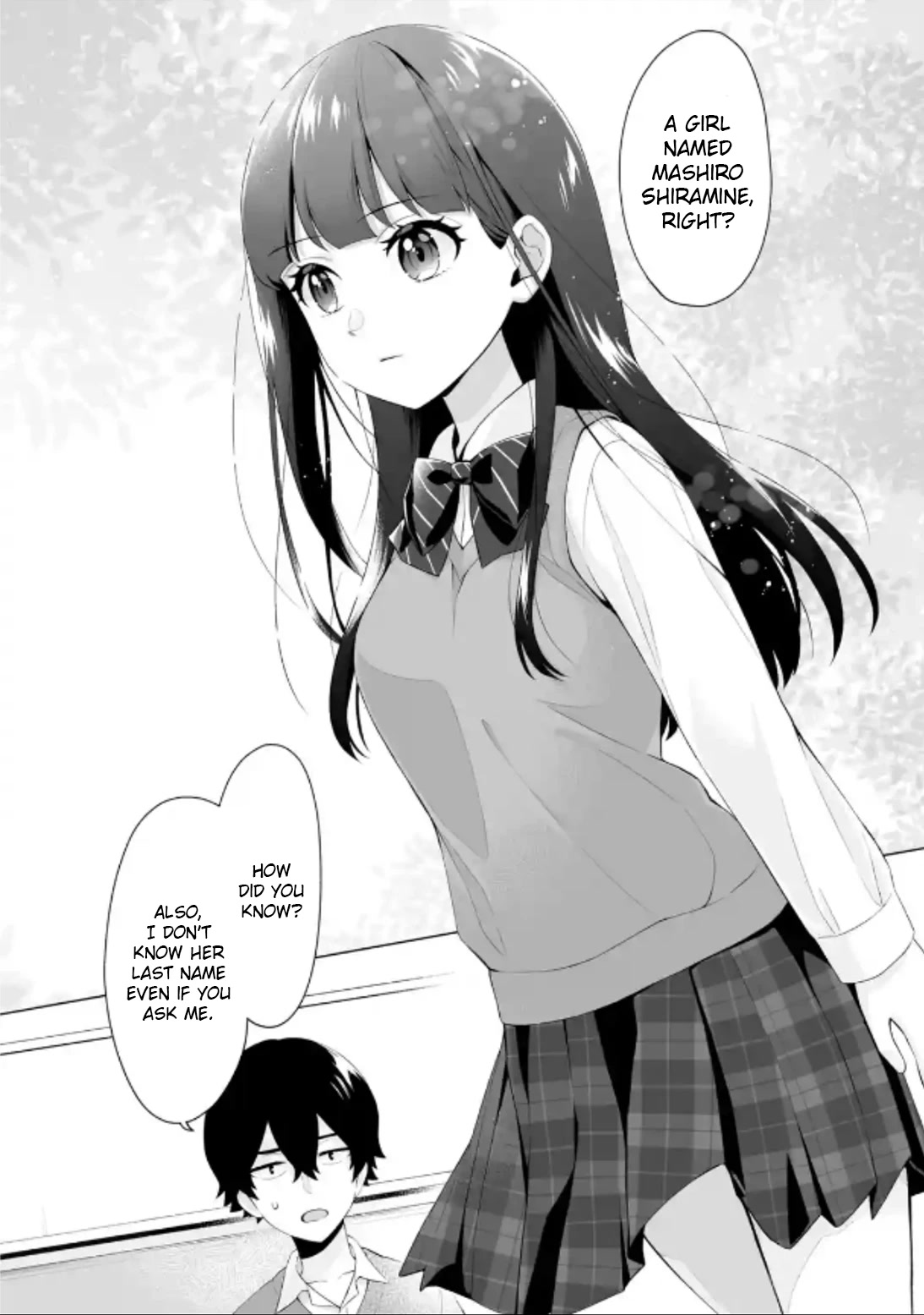 Please Leave Me Alone (For Some Reason, She Wants To Change A Lone Wolf's Helpless High School Life.) - Chapter 4: Girls And Chit-Chatting Are An Impossible Game For Me, Okay?