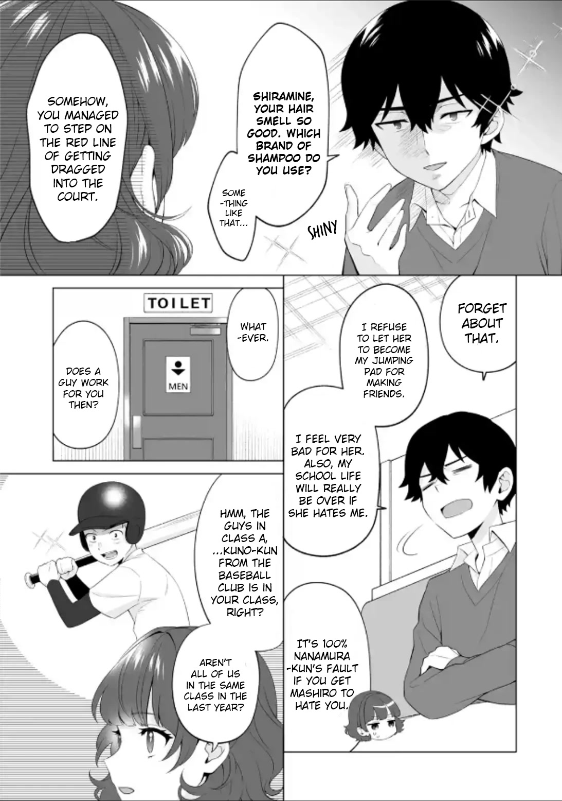 Please Leave Me Alone (For Some Reason, She Wants To Change A Lone Wolf's Helpless High School Life.) - Chapter 4: Girls And Chit-Chatting Are An Impossible Game For Me, Okay?