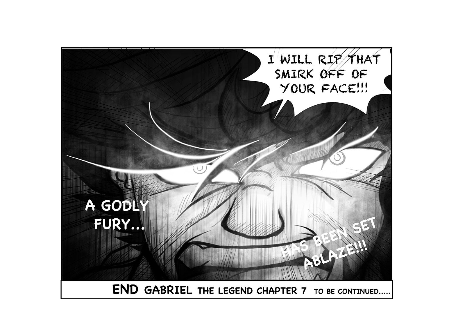 Gabriel The Legend - Chapter 7 : Raven Of The Blue Flames!