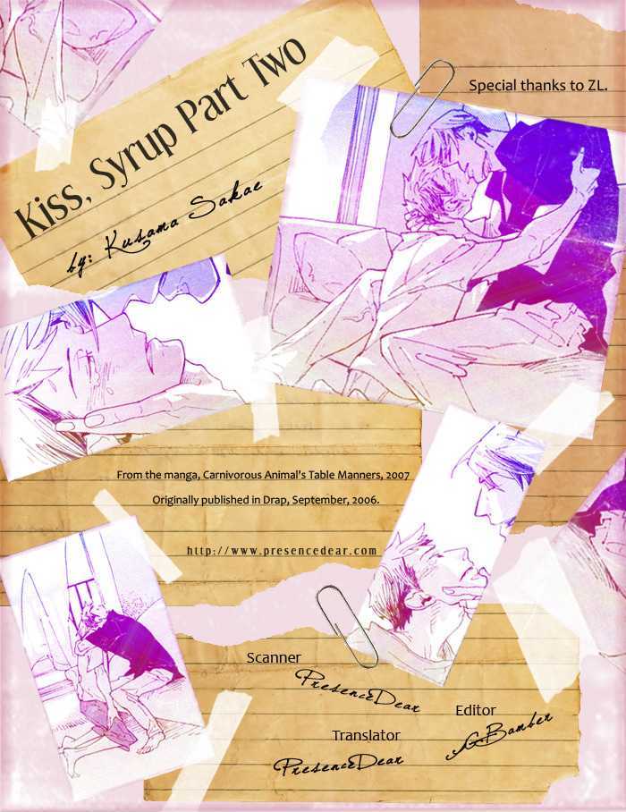 Nikushokujuu No Table Manner - Vol.1 Chapter 2 : Kiss Syrup