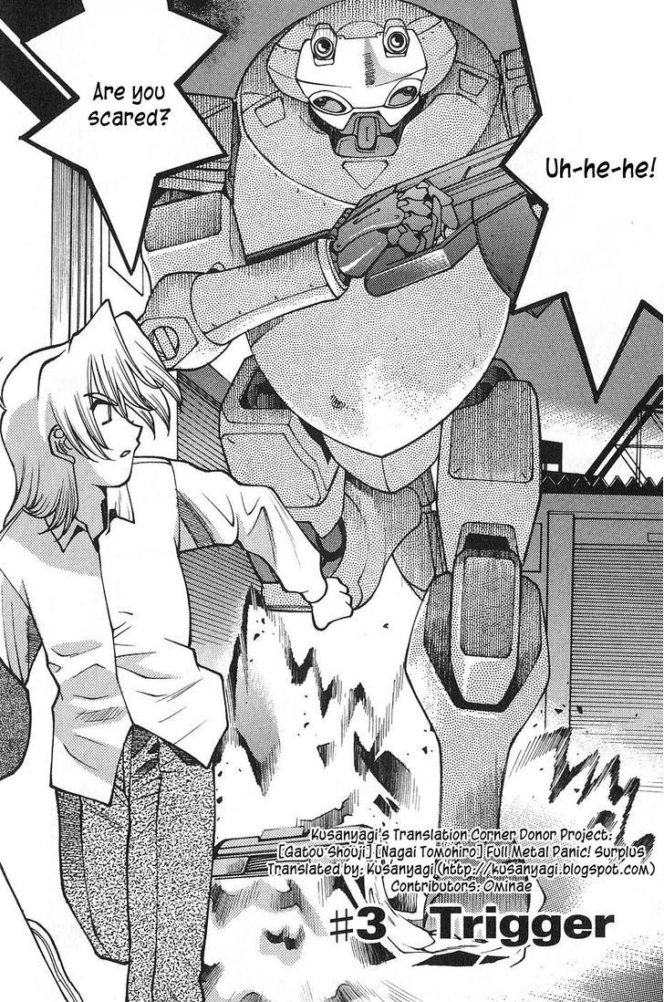 Full Metal Panic! Surplus - Vol.1 Chapter 3 : Trigger