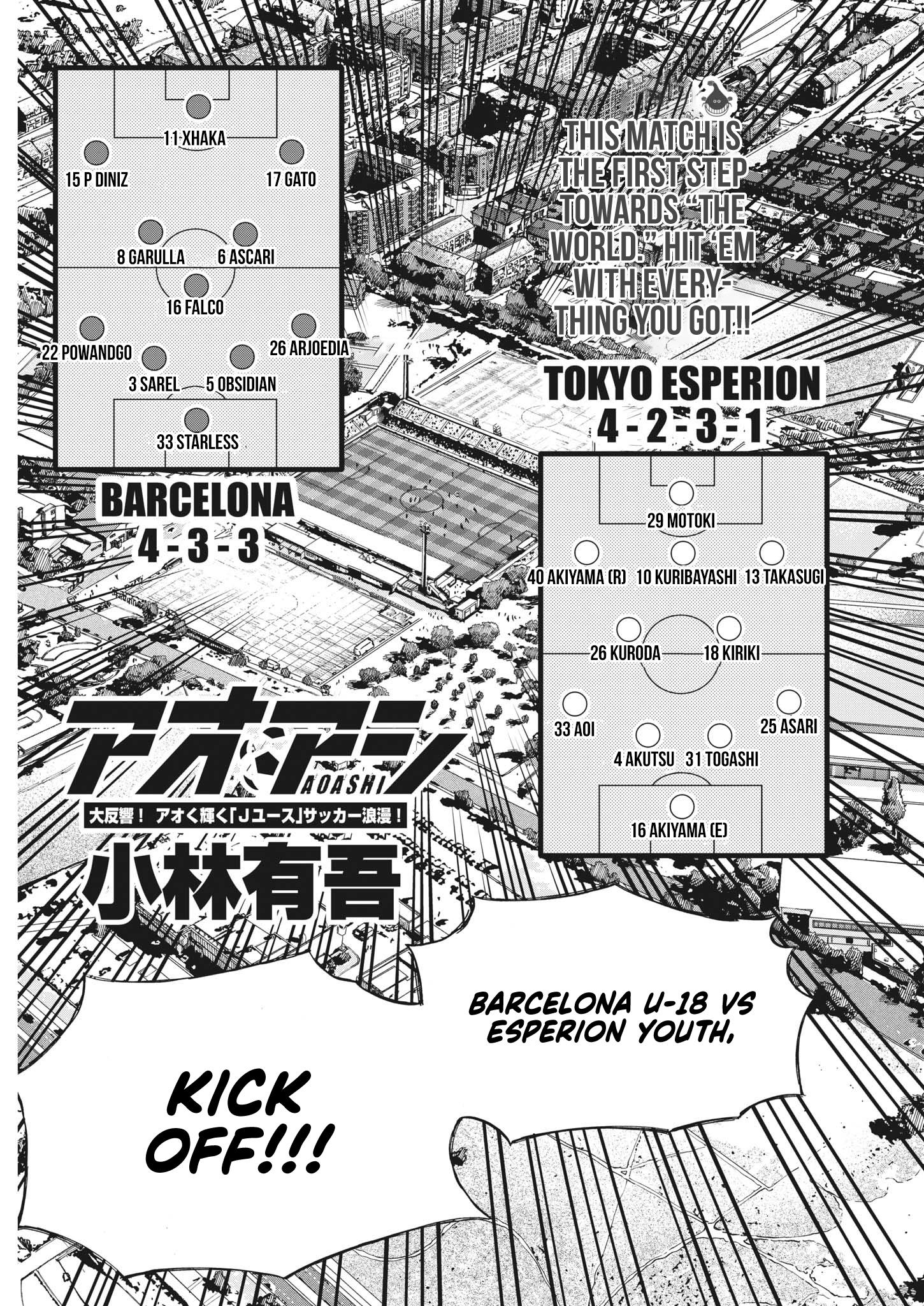 Ao Ashi - Chapter 349: Alkass Cup Group D, Match Vs Barcelon U-18