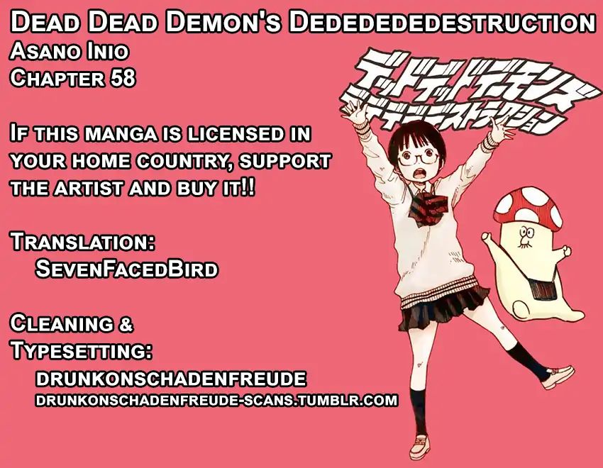 Dead Dead Demon's Dededededestruction - Chapter 58