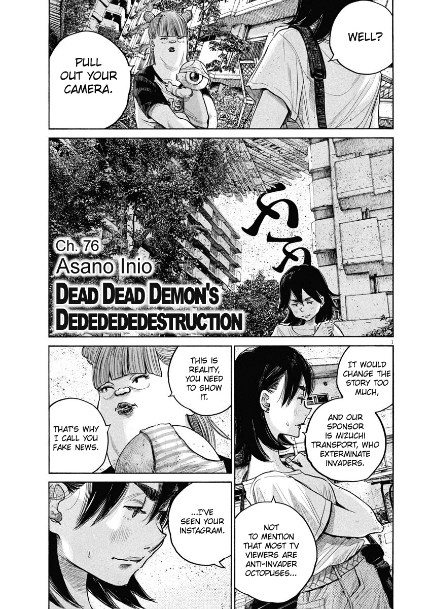 Dead Dead Demon's Dededededestruction - Chapter 76