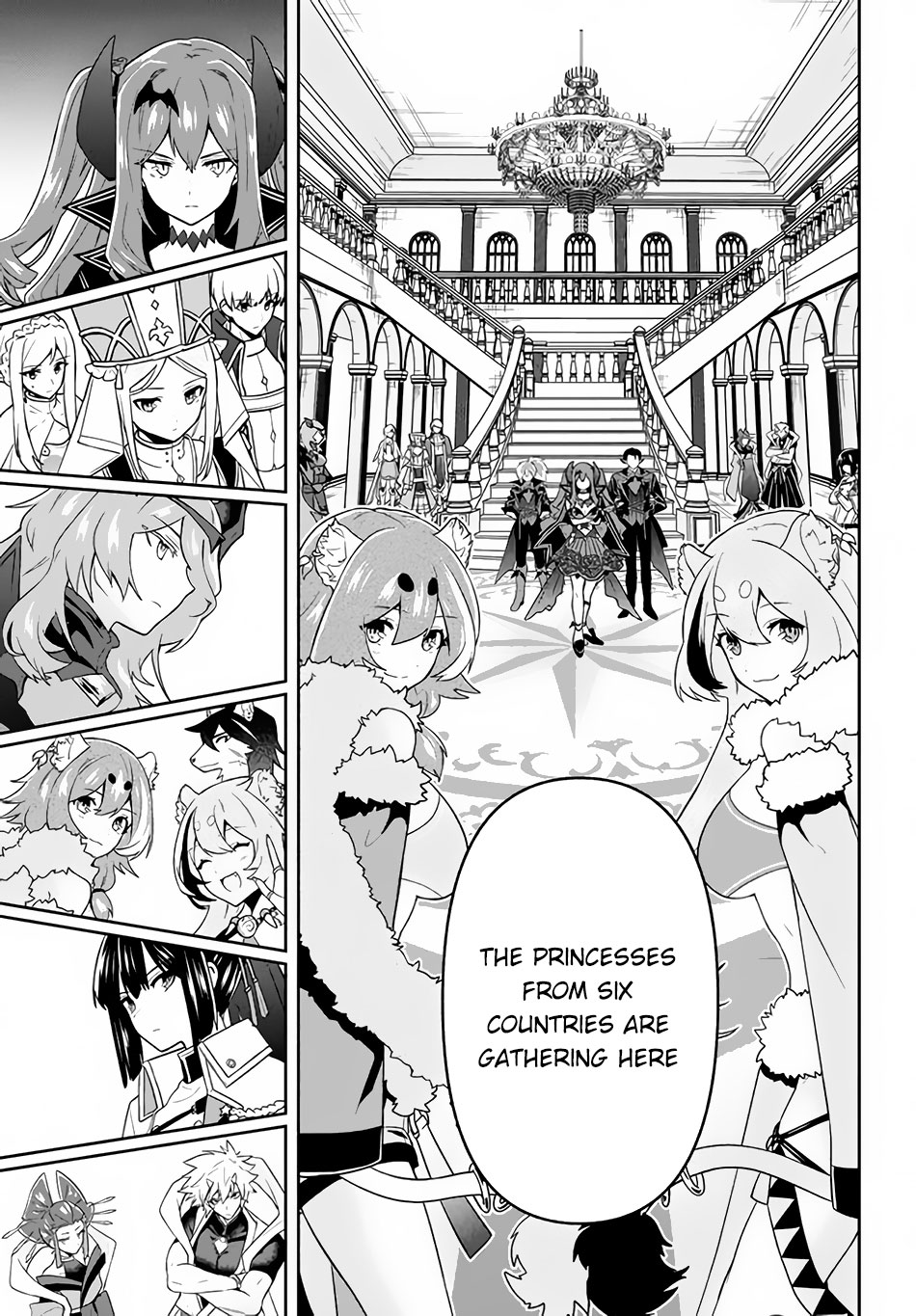 Roku-Hime Wa Kami Goei Ni Koi Wo Suru: Saikyou No Shugo Kishi, Tenseishite Mahou Gakuen Ni Iku - Vol.3 Chapter 14: The Assembled Princesses