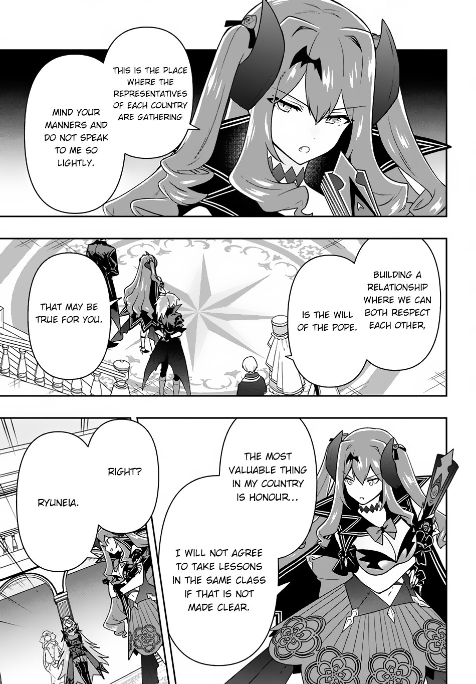 Roku-Hime Wa Kami Goei Ni Koi Wo Suru: Saikyou No Shugo Kishi, Tenseishite Mahou Gakuen Ni Iku - Vol.3 Chapter 14: The Assembled Princesses