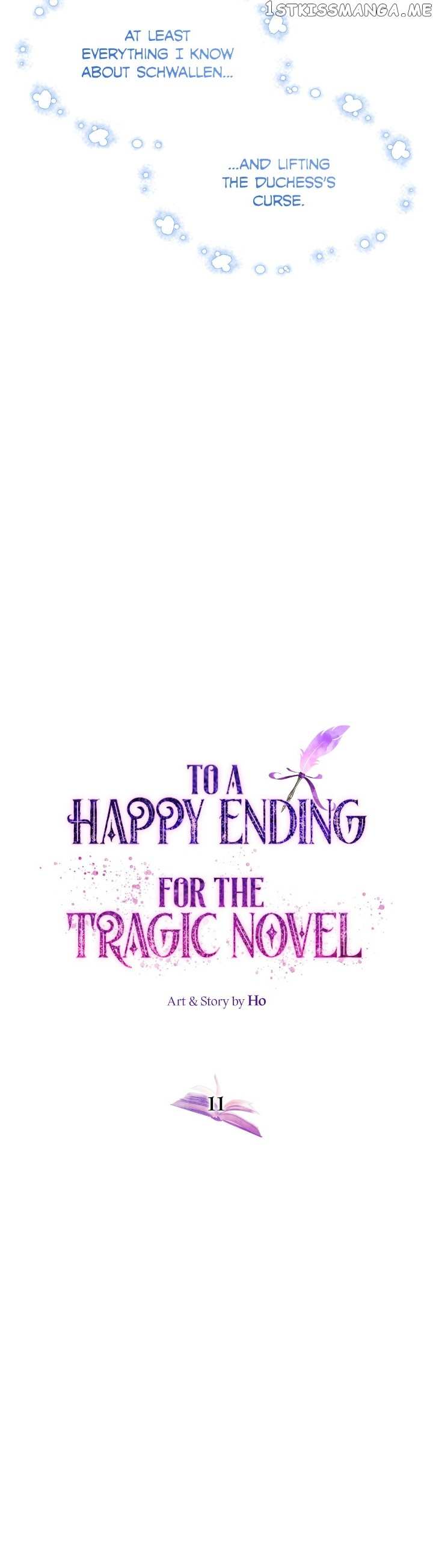 For The Happy Ending Of The Tragic Novel - Chapter 11