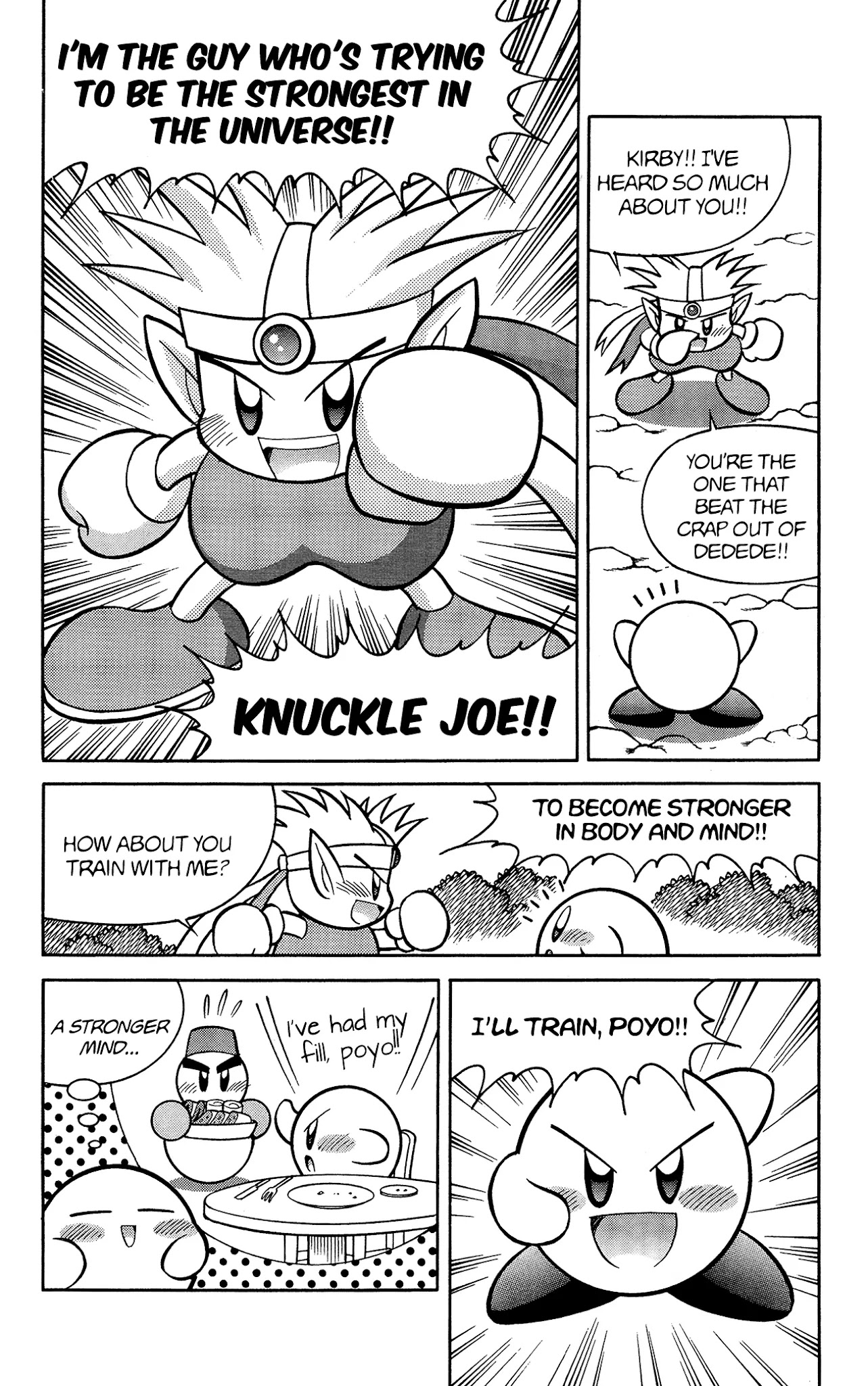 Kirby Of The Stars - Pupupu Hero - Chapter 5: Training With Knuckle Joe!