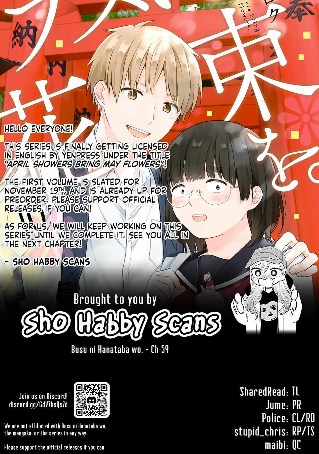 Busu ni Hanataba wo. - Chapter 59