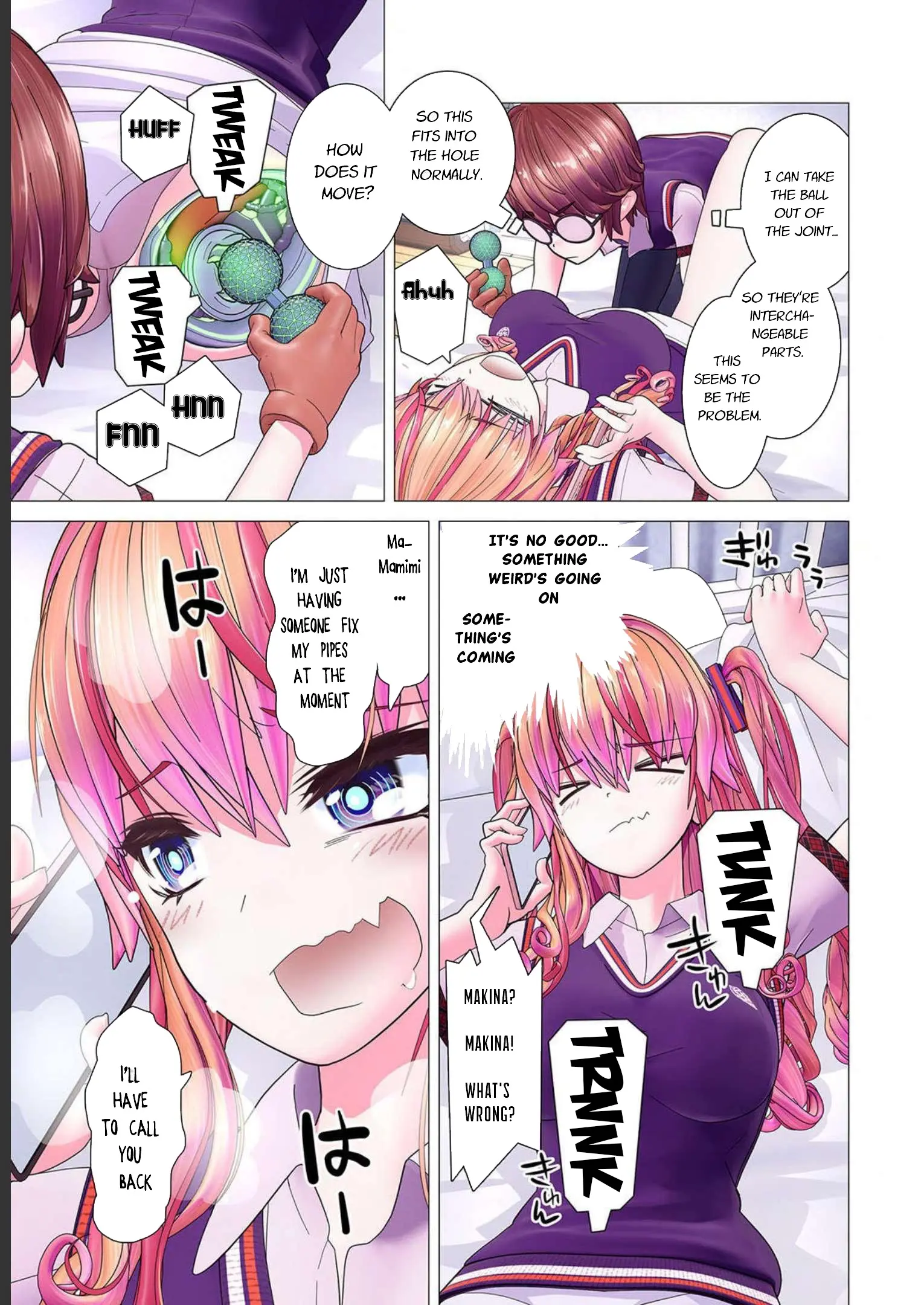 Kakushite! Makina-San!! - Vol.1 Chapter 5: Makina Goes To Bed