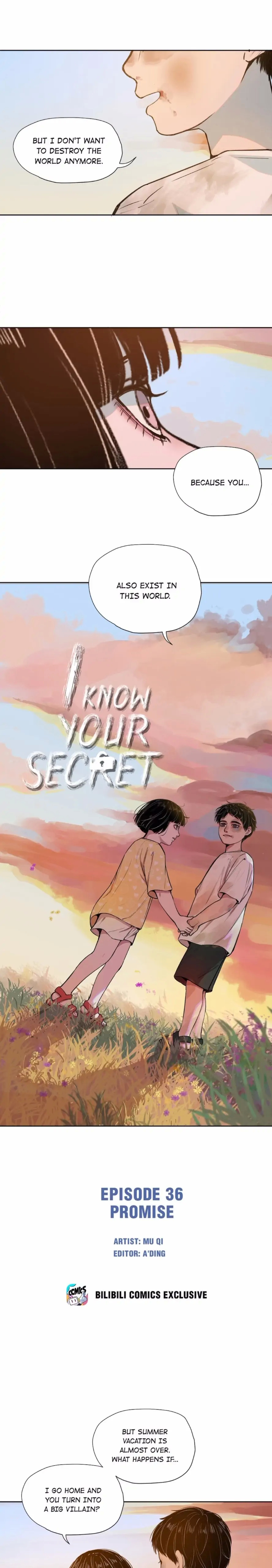 I Know Your Secret - Chapter 36