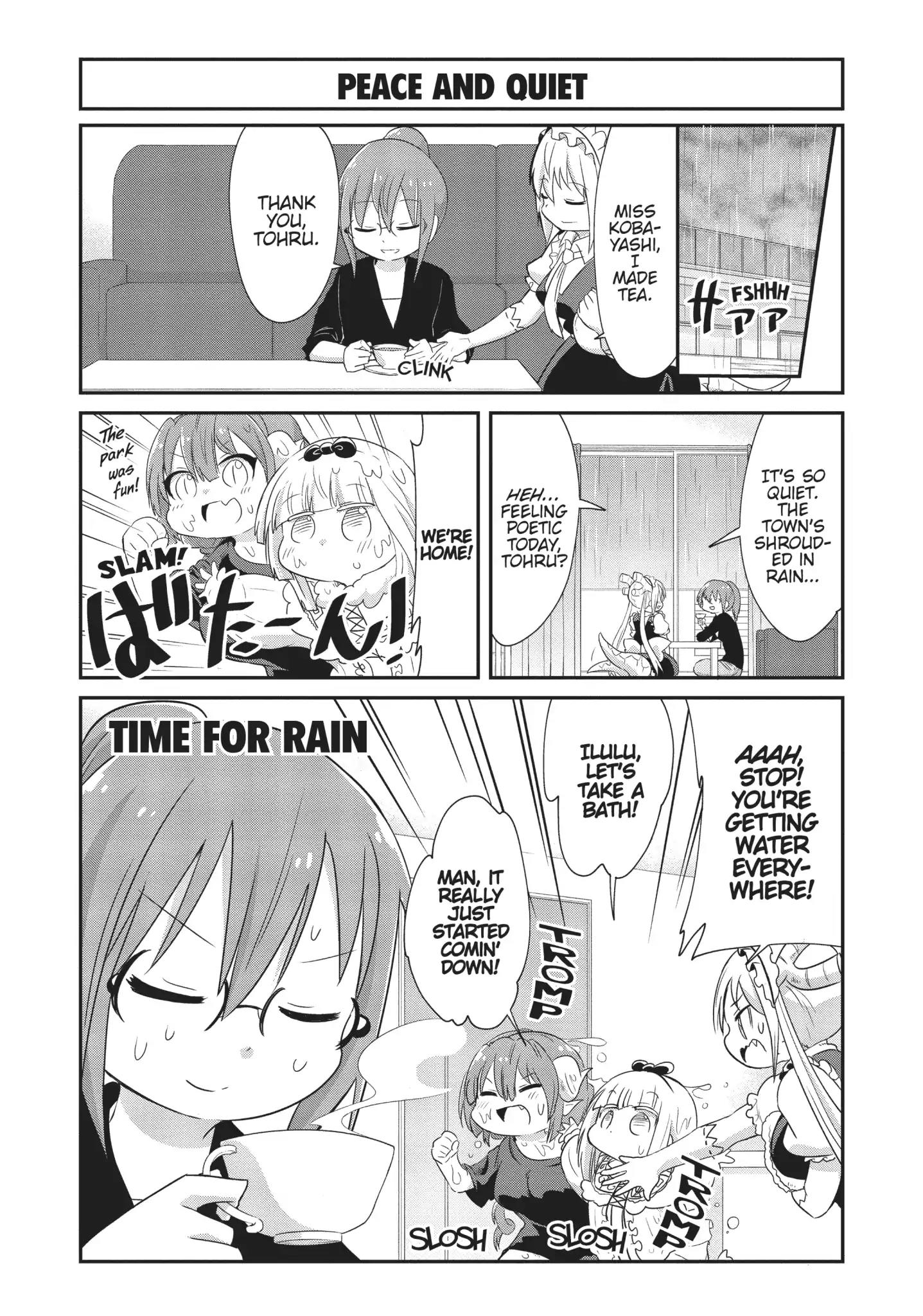 Kobayashi-San Chi No Maid Dragon: Kanna No Nichijou - Vol.6 Chapter 59: Time For Rain