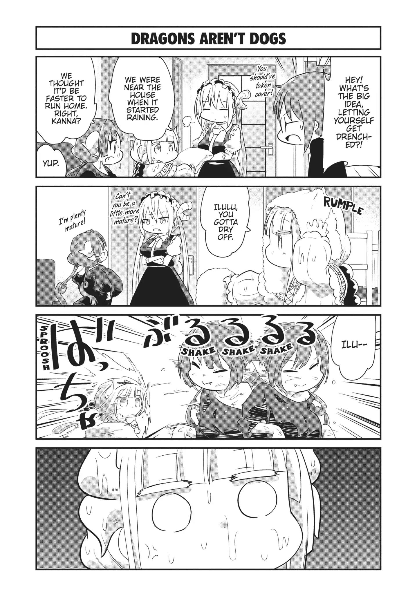 Kobayashi-San Chi No Maid Dragon: Kanna No Nichijou - Vol.6 Chapter 59: Time For Rain