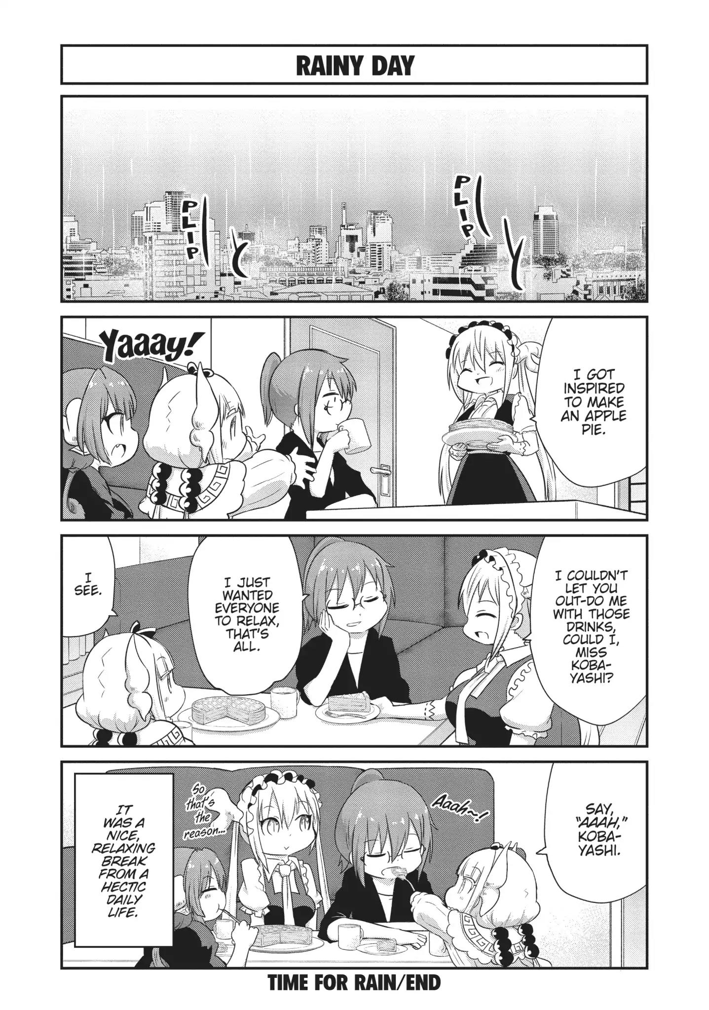 Kobayashi-San Chi No Maid Dragon: Kanna No Nichijou - Vol.6 Chapter 59: Time For Rain