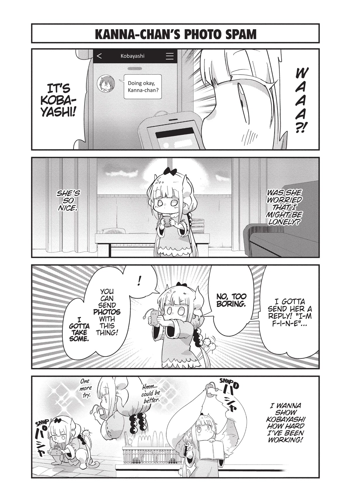 Kobayashi-San Chi No Maid Dragon: Kanna No Nichijou - Chapter 89