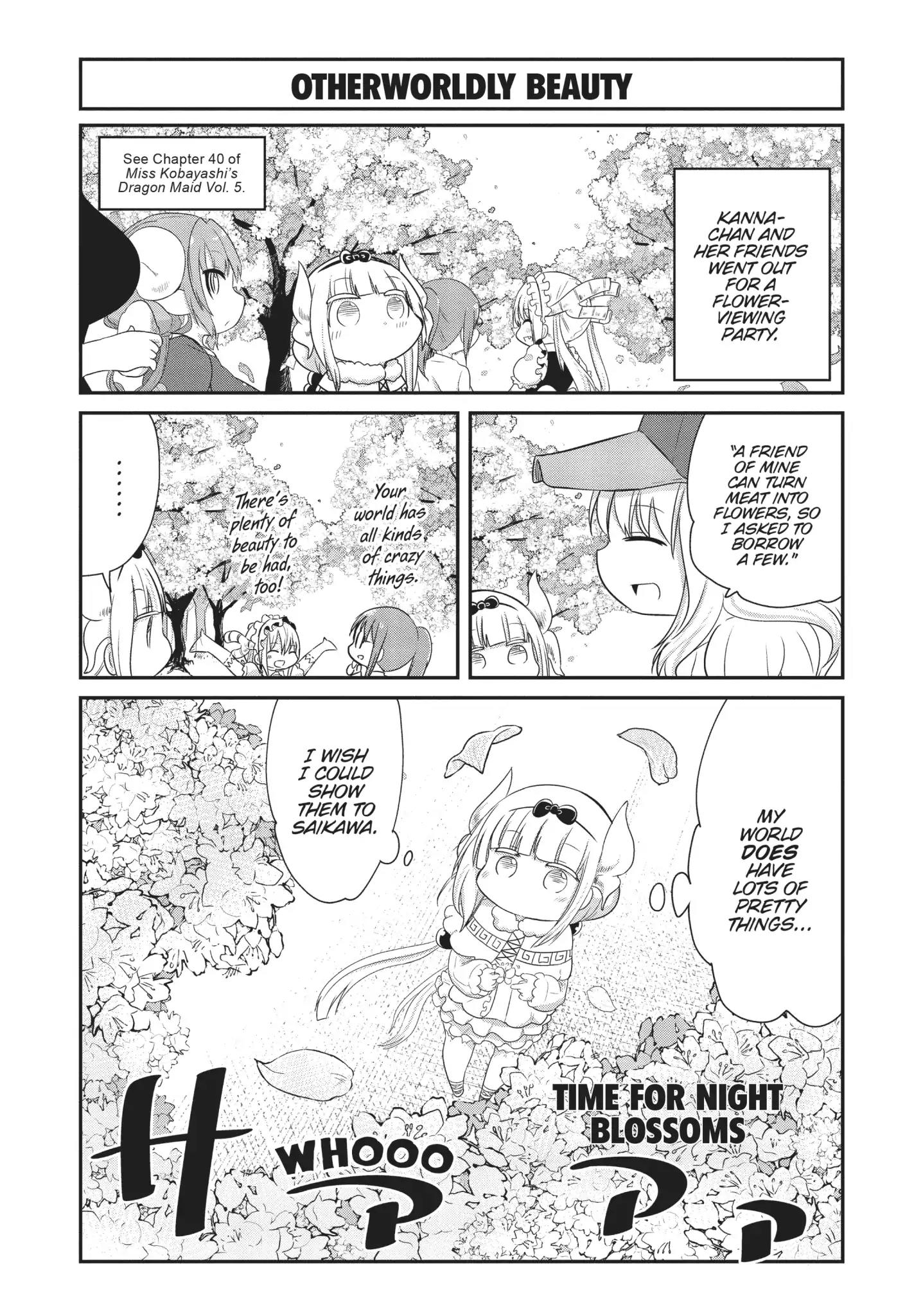 Kobayashi-San Chi No Maid Dragon: Kanna No Nichijou - Vol.6 Chapter 60: Time For Night Blossoms