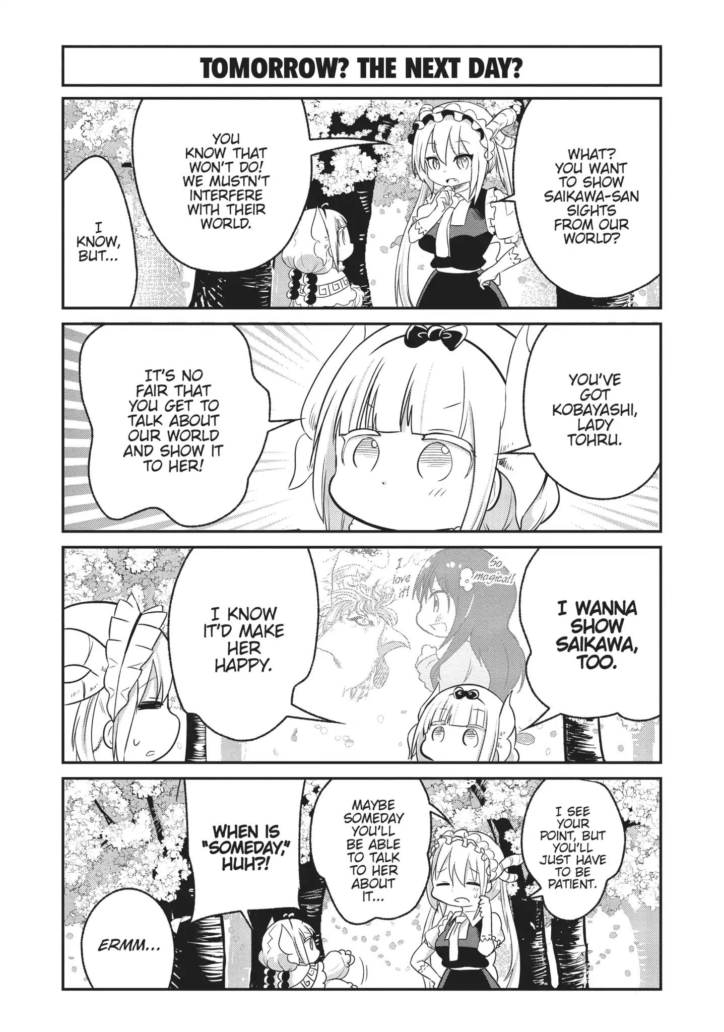 Kobayashi-San Chi No Maid Dragon: Kanna No Nichijou - Vol.6 Chapter 60: Time For Night Blossoms