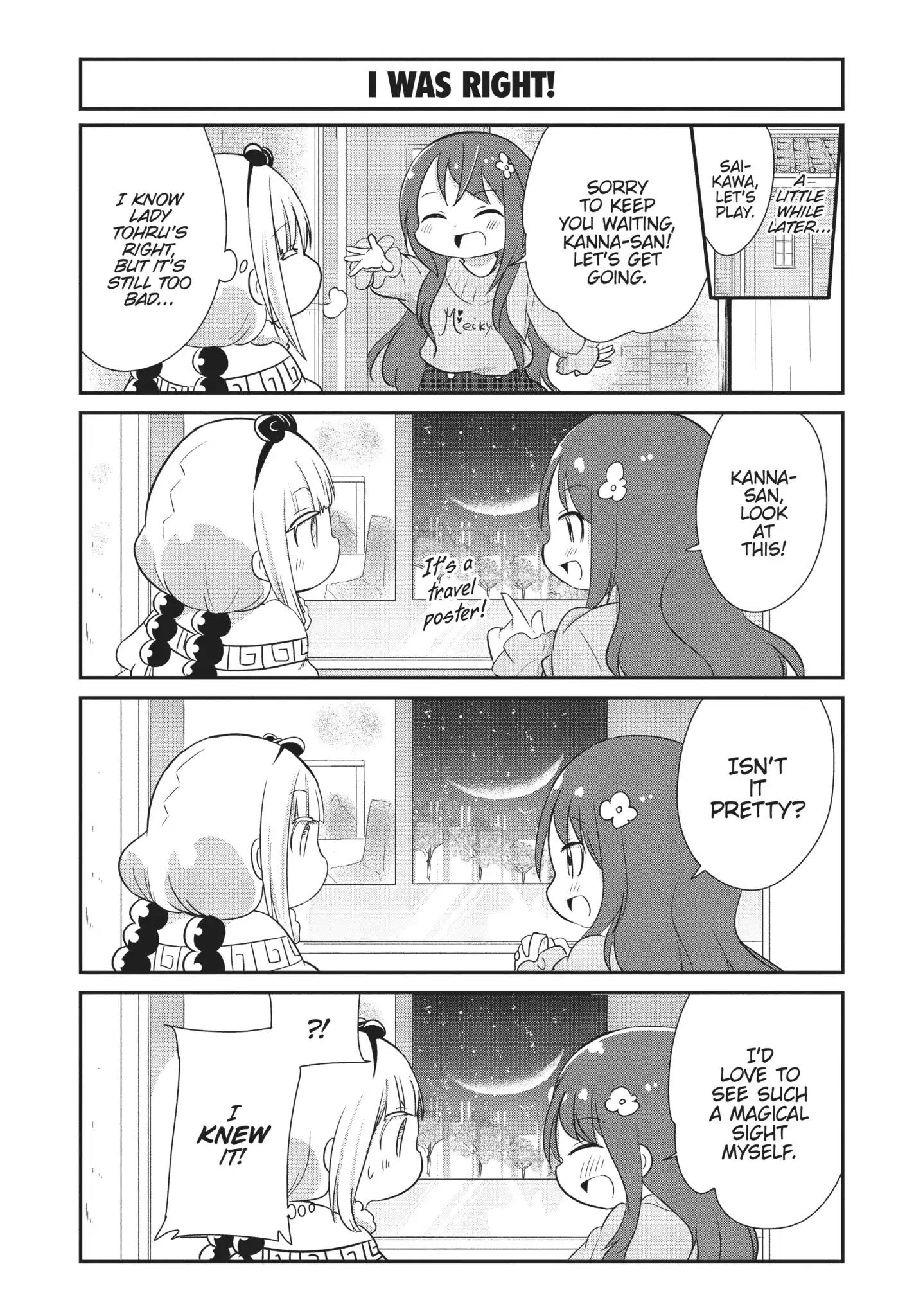 Kobayashi-San Chi No Maid Dragon: Kanna No Nichijou - Vol.6 Chapter 60: Time For Night Blossoms