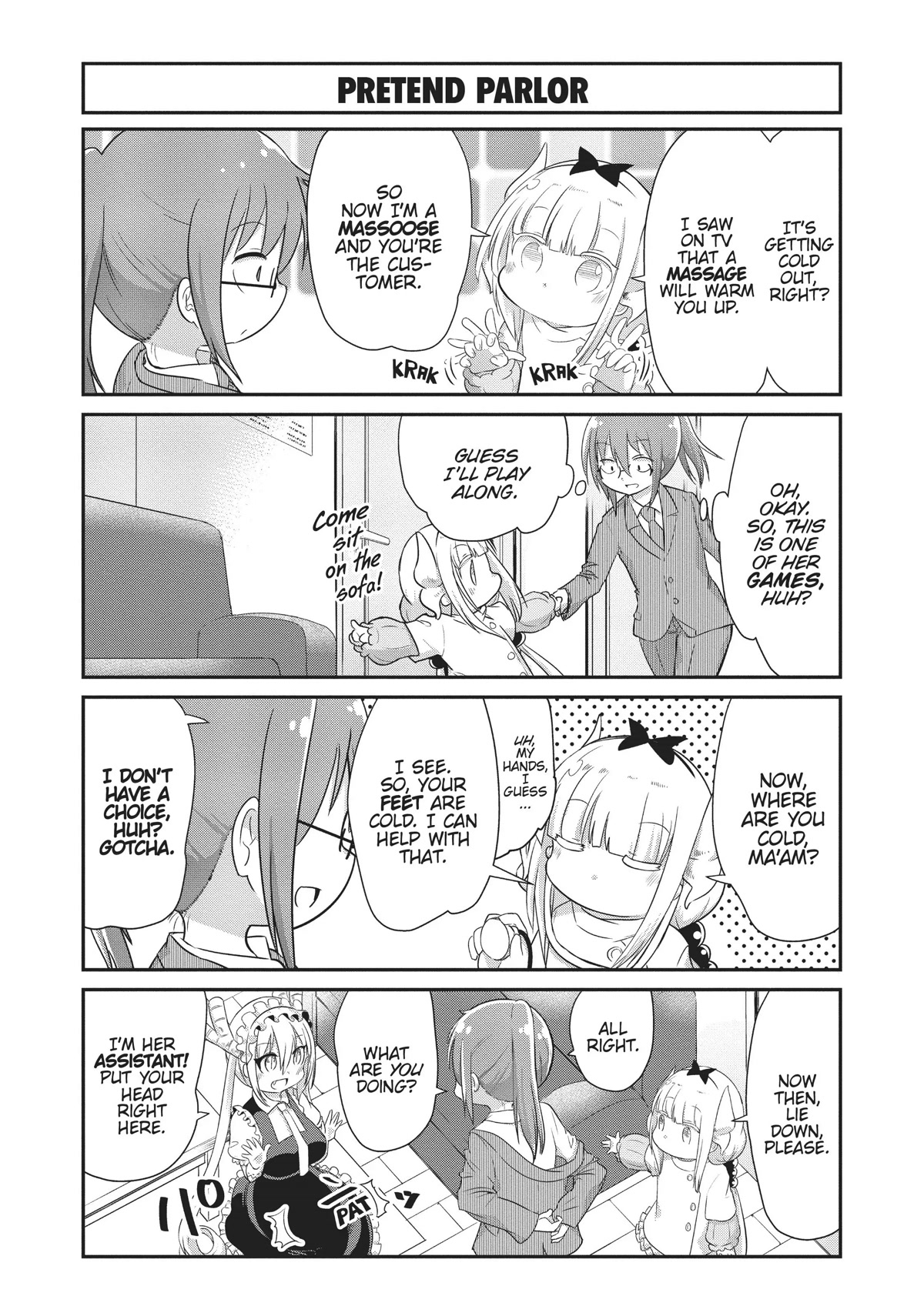 Kobayashi-San Chi No Maid Dragon: Kanna No Nichijou - Chapter 74