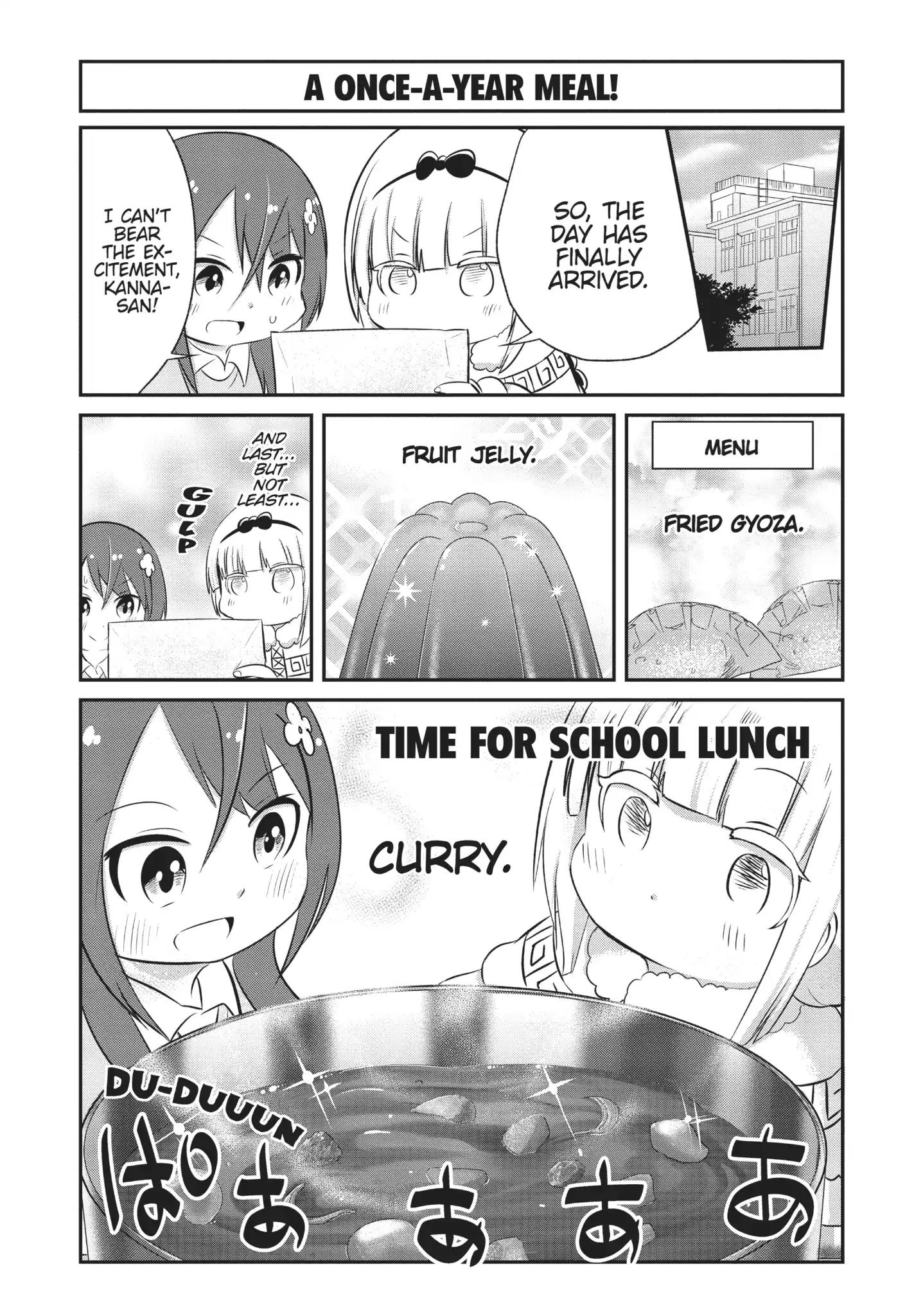 Kobayashi-San Chi No Maid Dragon: Kanna No Nichijou - Vol.6 Chapter 56: Time For School Lunch